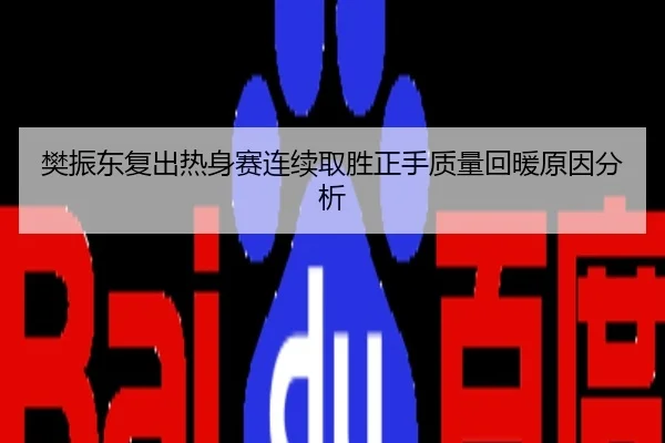 樊振东复出热身赛连续取胜正手质量回暖原因分析